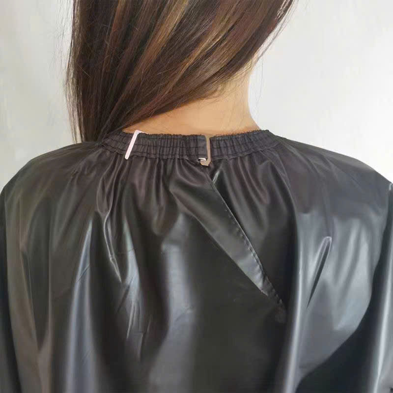 Áo Choàng Cắt Tóc Màu Đen Trơn AC15