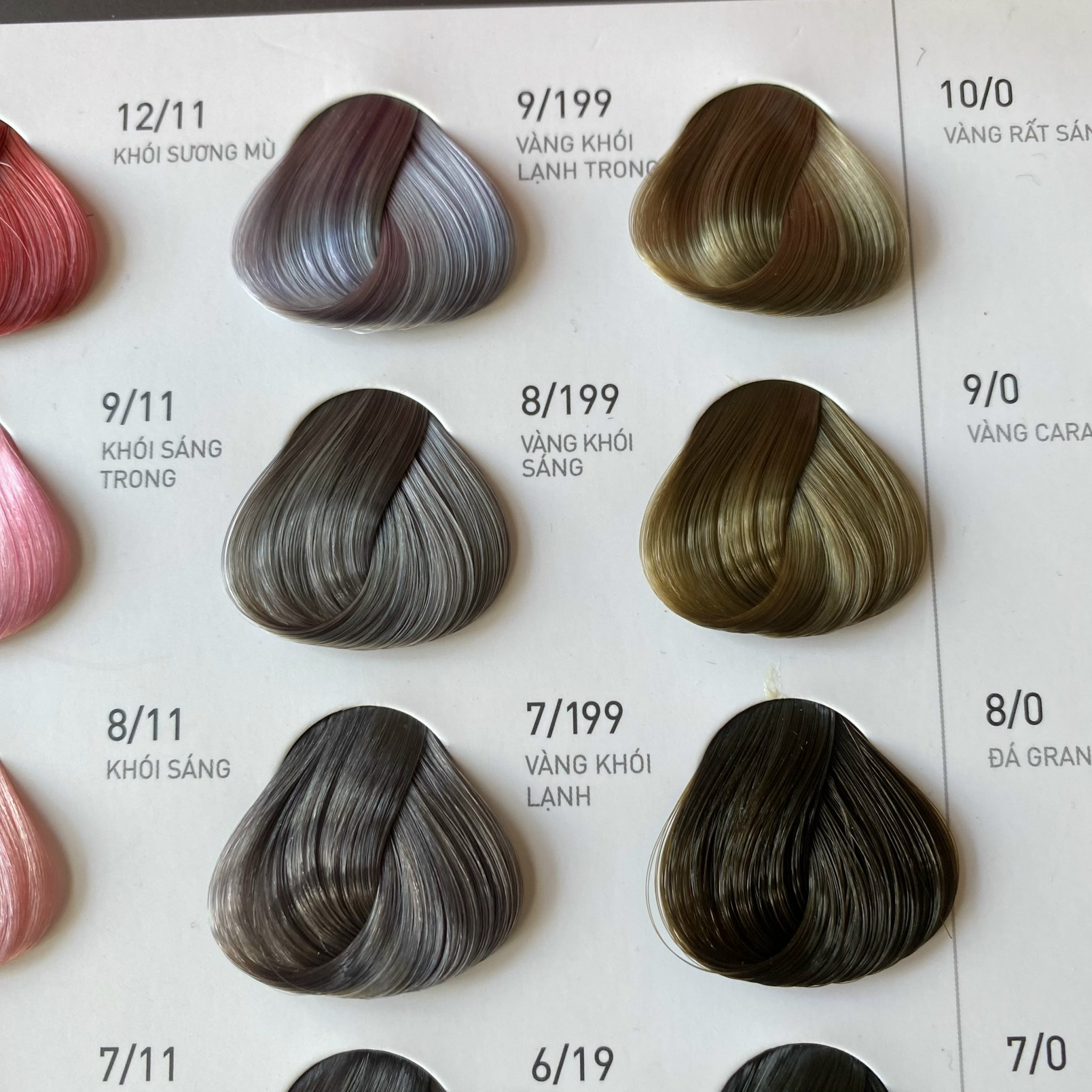 Thuốc Nhộm Tóc Lavox 36 Màu Mới Trực Típ