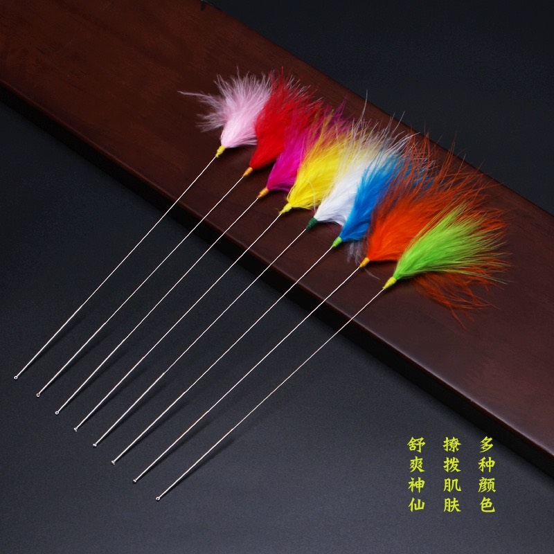 Lông vũ ngoái tai nhiều màu 687