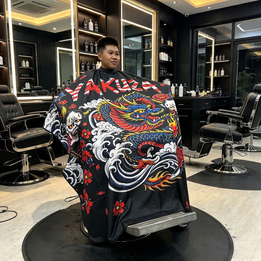 Áo Choàng Cắt Tóc YAKUZA