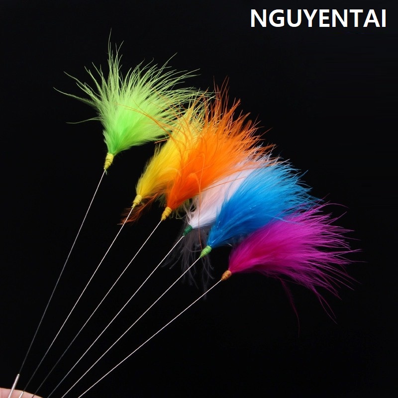 Lông vũ ngoái tai nhiều màu 687