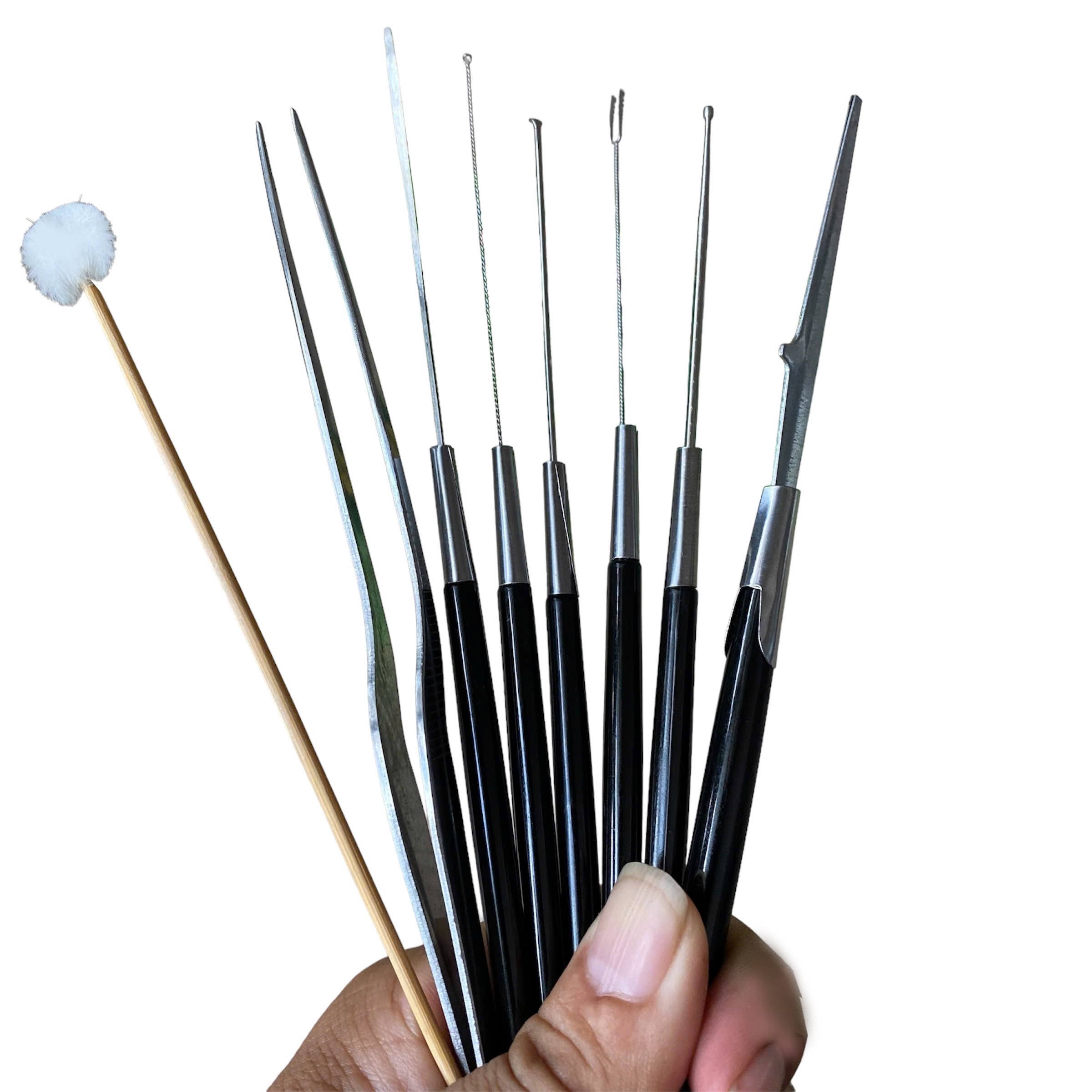 Bộ Ráy Tai 8 Món Cán Nhựa TITI