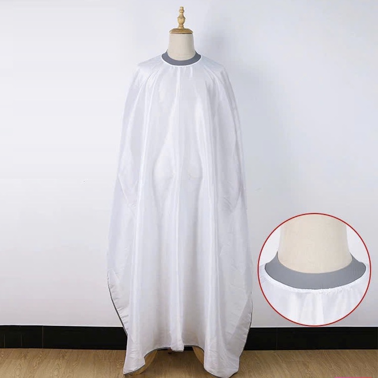 Áo Choàng Cắt Tóc Vòng Cổ SIlicon In Logo Theo Yêu Cầu