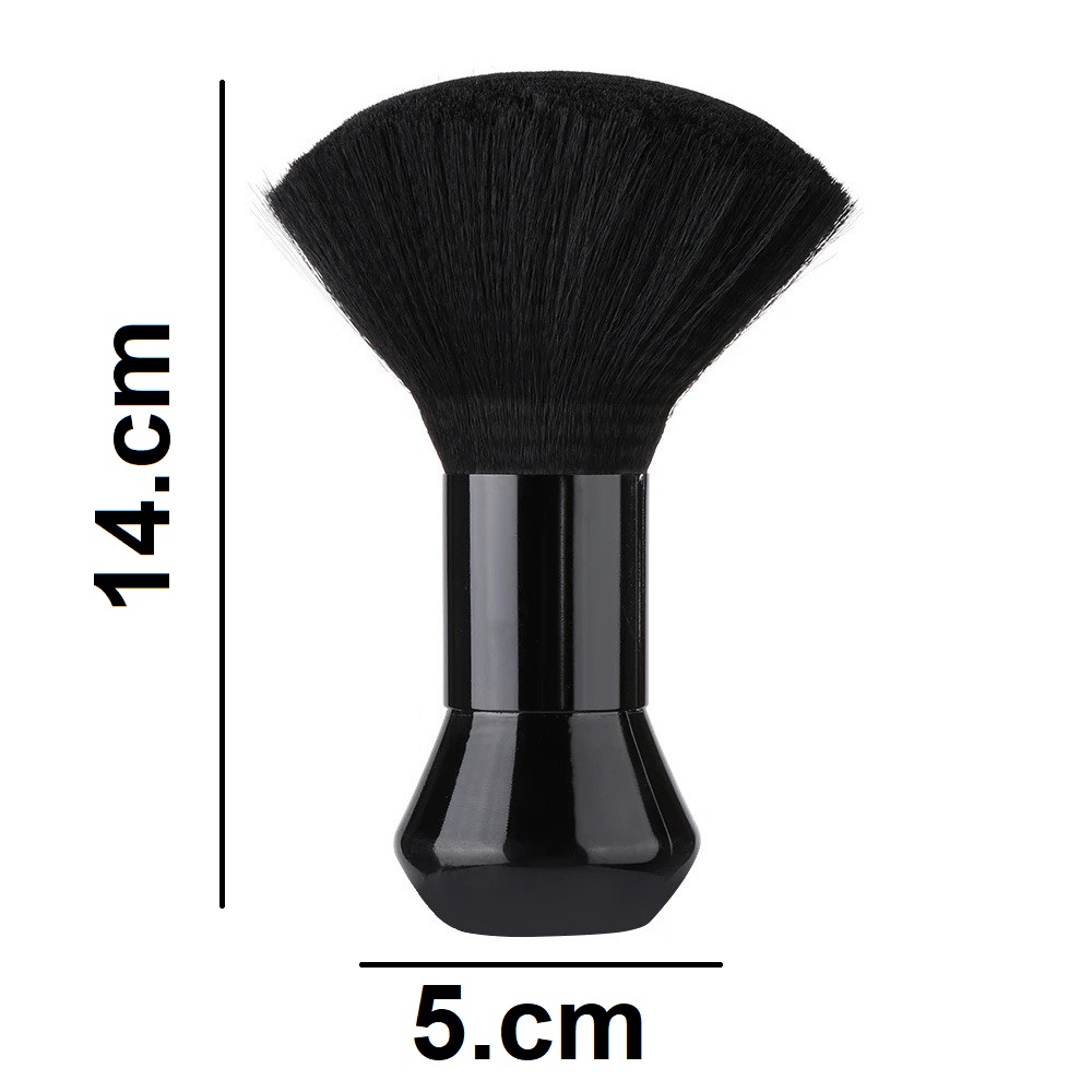 Cọ Phủi Tóc Mềm Mại Màu Đen Cho Salon barber Làm Tóc