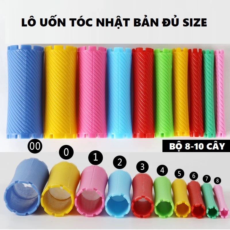 Lô Uốn Tóc Nhật Bản Chuyên Dụng Uốn Lạnh Chao Cấp Đủ Size 735