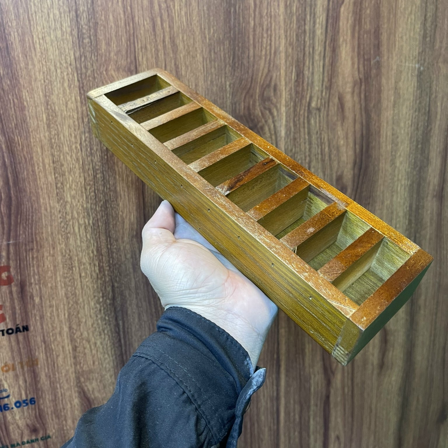 Khay Đựng Cử Tông Đơ Bằng Gỗ