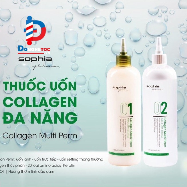 Thuốc Uuốn Tóc Sophia Collagen Multi Perm Đa Năng