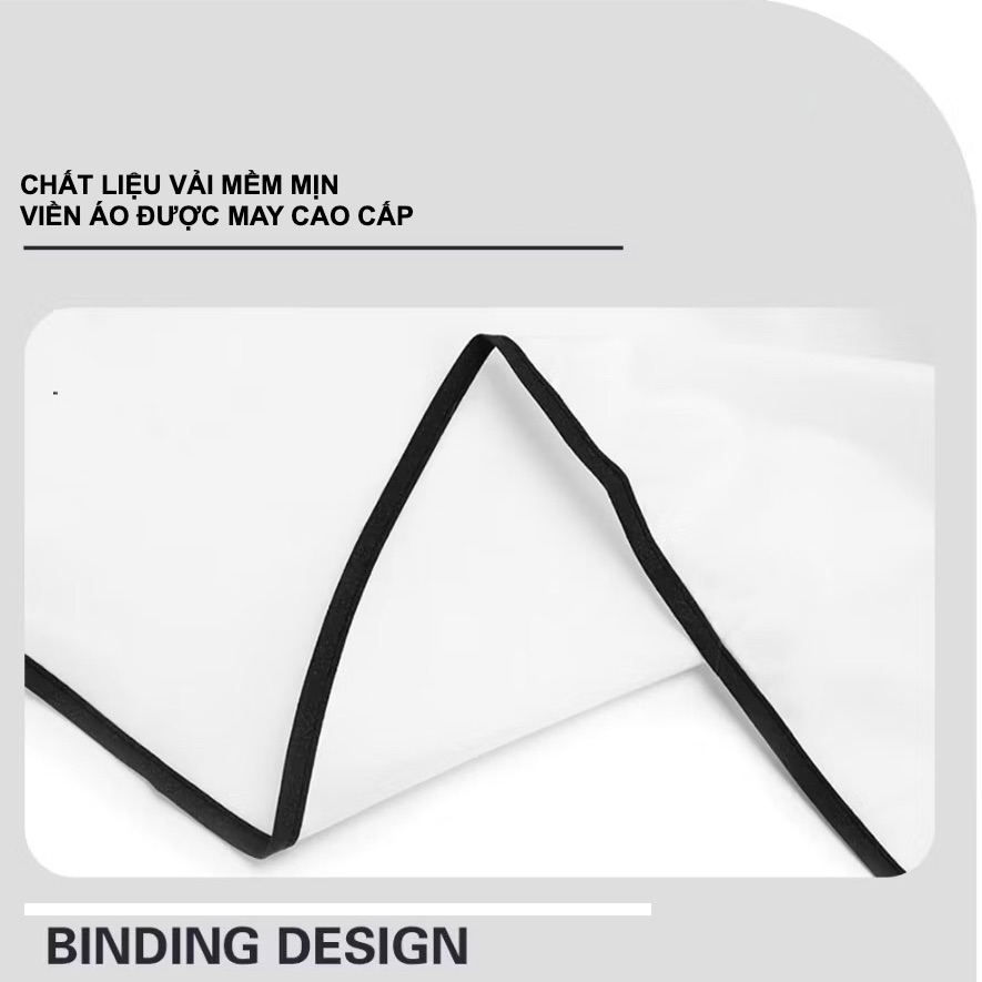 Áo Choàng Cắt Tóc Có Tay Cổ Silicon