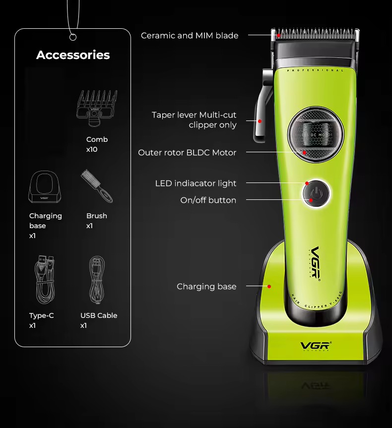 Tông Đơ Cắt Tóc VGR V-880C