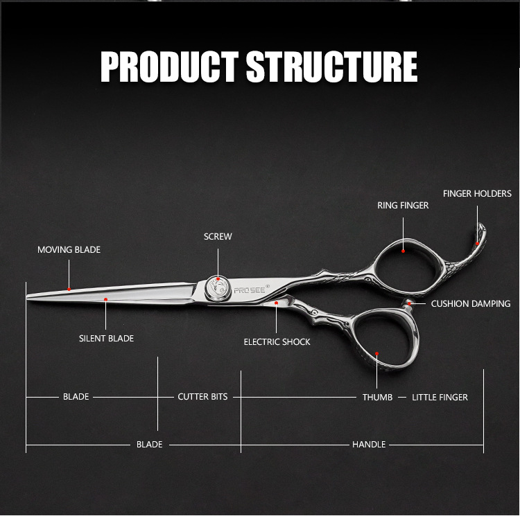 Kéo Cắt Tóc PROSEE  TFB