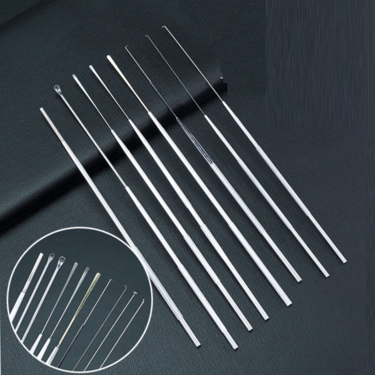 Bộ Ráy Tai 8 Món Inox Dành Cho Thợ