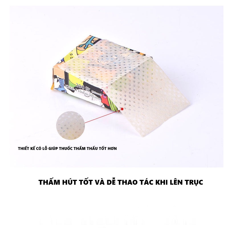 GIấy Uốn Tóc Đa Năng Cao Cấp LD Hộp 200 Tờ