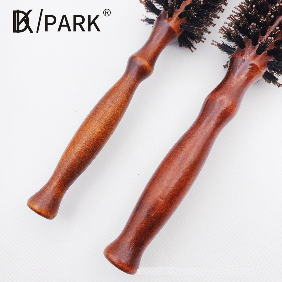 Lược Tròn Sấy Tóc Cán Gỗ