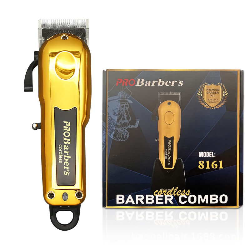 Tông Đơ Cắt Tóc PRO Barbeers Gold 8161