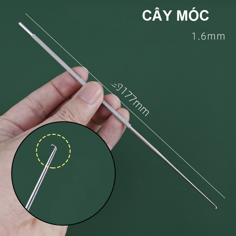 Bộ Ráy Tai Cán Kim Loại 7 Món 681