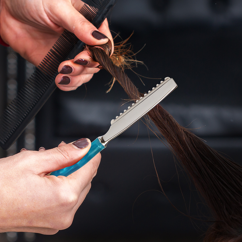 Dao Rọc Tóc Cán Gỗ