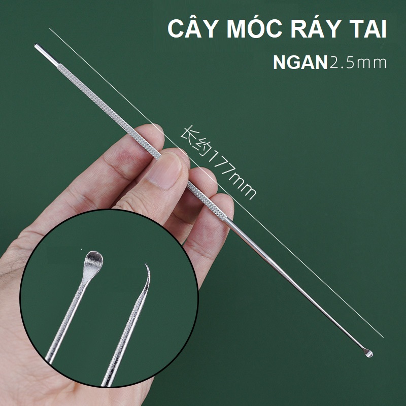 Bộ Ráy Tai Cán Kim Loại 7 Món 681