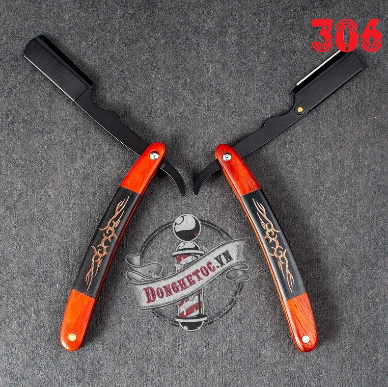 Dao Cạo Râu Cán Gỗ 306