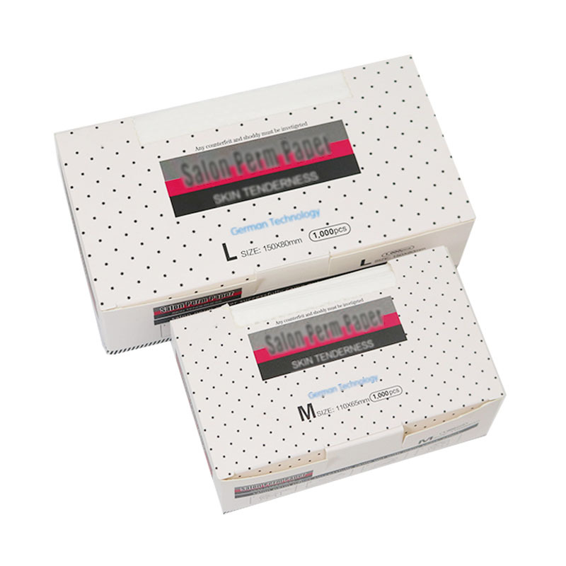 Giấy Uốn Tóc Nóng Lạnh Mẫu Mới Hộp1000 Tờ