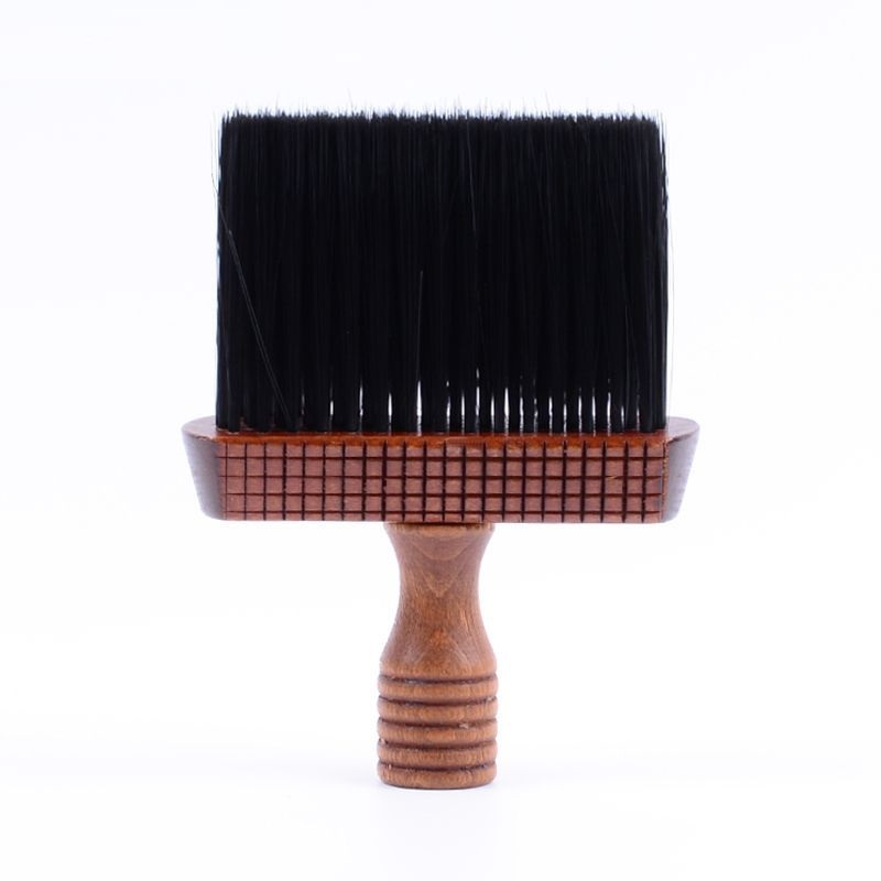 Cọ Phủi Tóc Mềm Mại Màu Đen Cán Gỗ