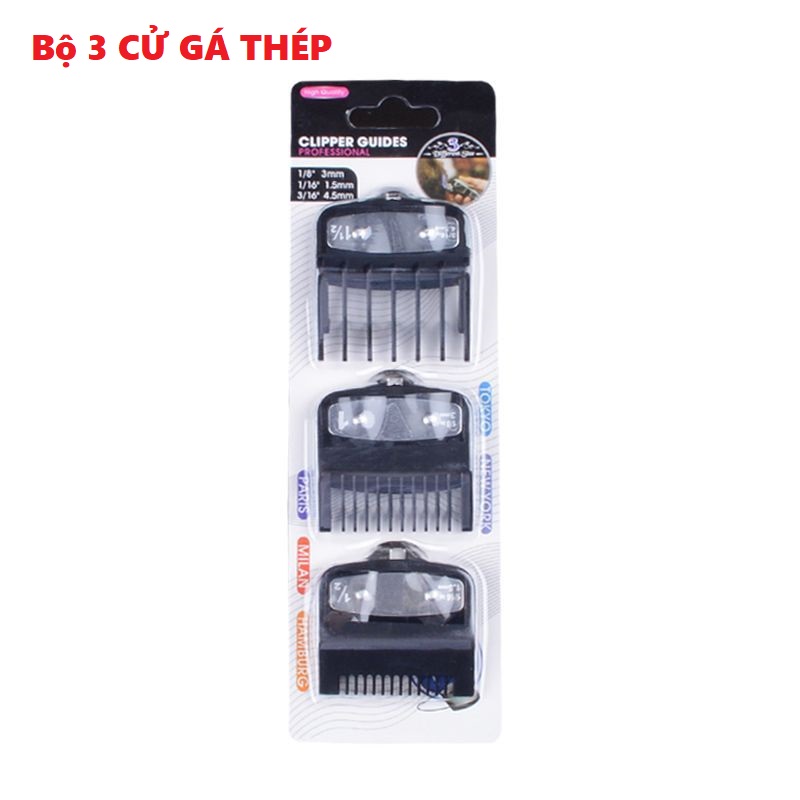 Bộ Cử Tông Đơ 3 Cái Gá Thép