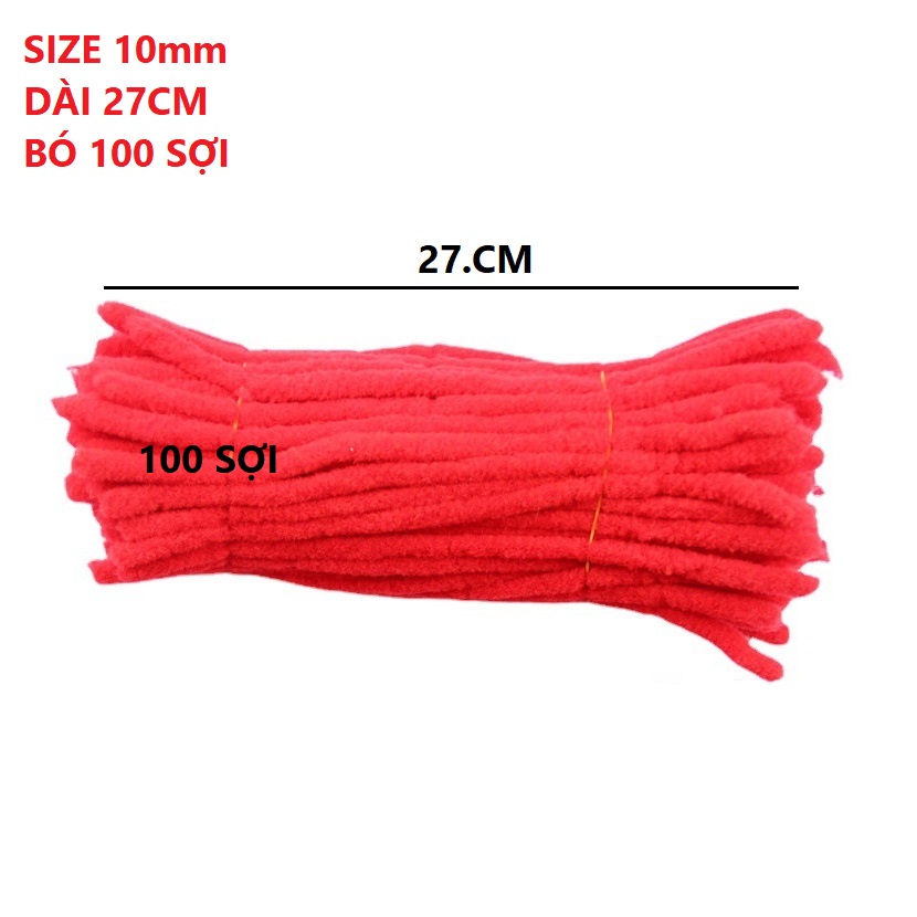 Kẽm Nhung Uốn Tóc Bó 100 Sợi