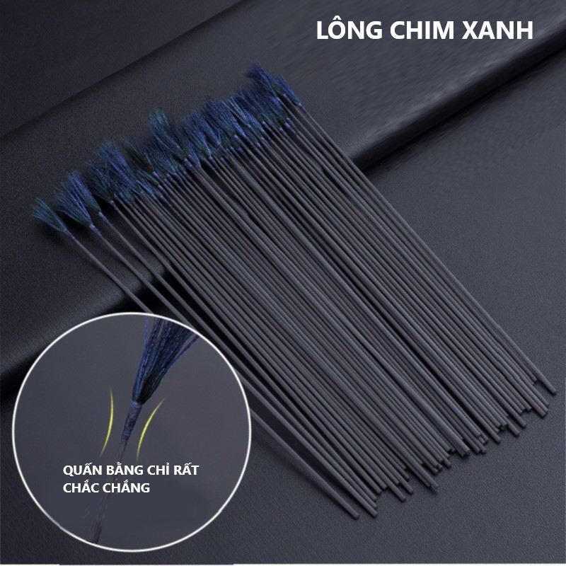 Lông Chim  Xanh Ngoáy Tai