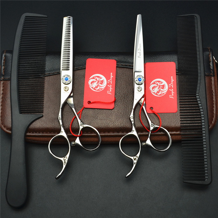 Kéo Cắt Tóc Tay Trái Purple Dragon​​​​​