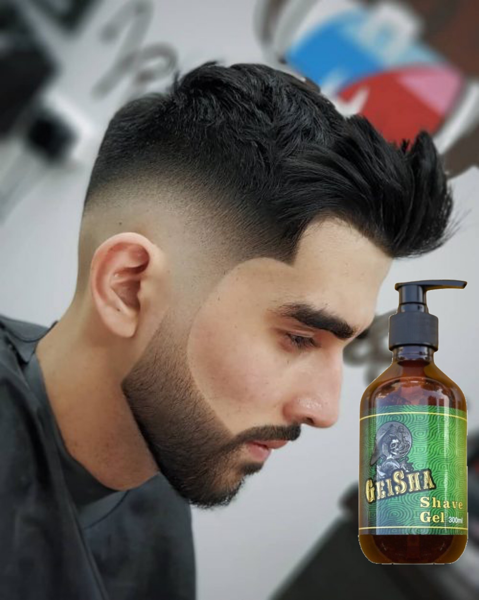 Gel Cạo Râu Tóc GEISHA