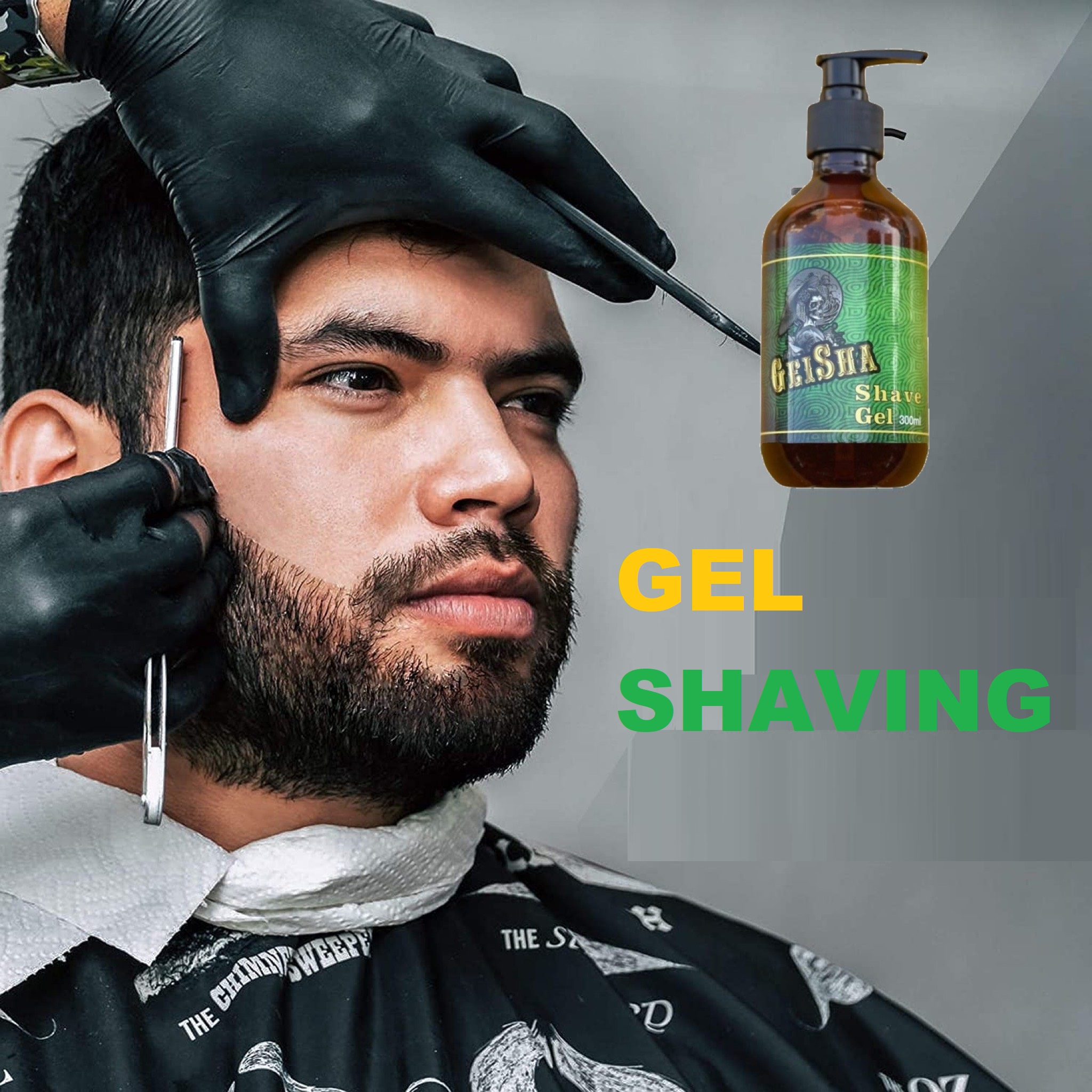 Gel Cạo Râu Tóc GEISHA