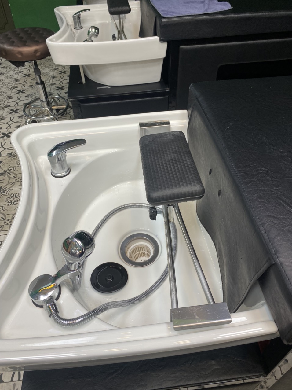 Gối lót bồn gội đầu vuông