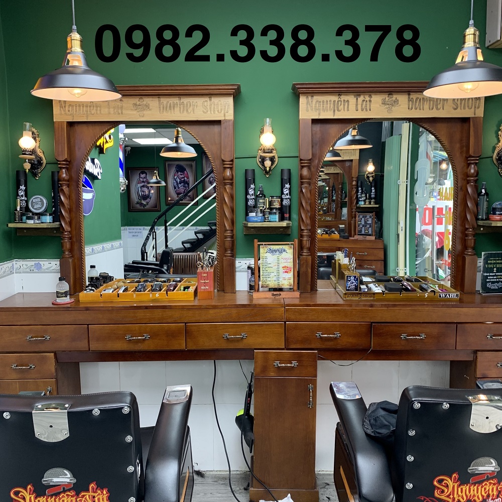 Kệ Gương Cắt Tóc Barbershop KG05