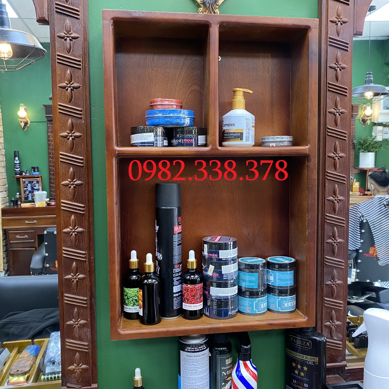 Kệ Gỗ Đựng Wax Sáp