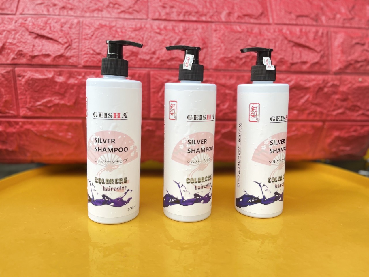 Dầu Gội Khử Vàng GEISHA 500ml