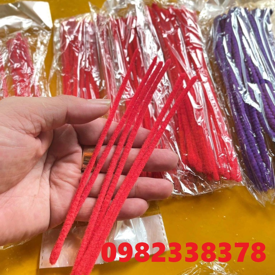 Kẽm Nhung Uốn Tóc Ruffled Premlock Bó 20 Sợi