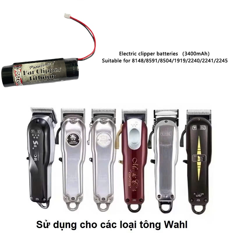 Pin Tông Đơ Panasonic 3400mah PN-12210