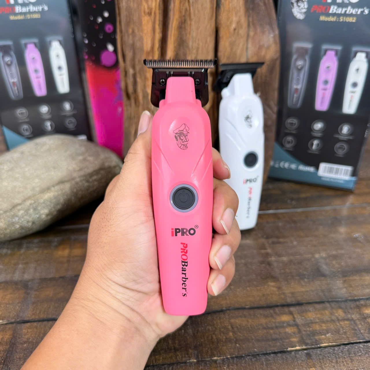Tông Đơ Cạo Viền Ipro Probarbers S1082 Đã Canh Chỉnh Lưỡi OK