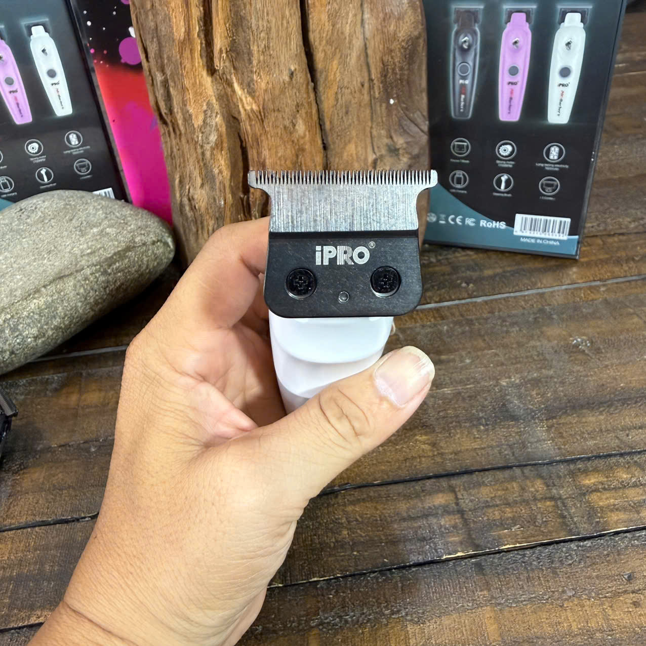 Tông Đơ Cạo Viền Ipro Probarbers S1082 Đã Canh Chỉnh Lưỡi OK