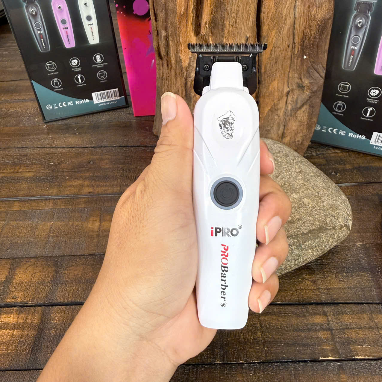 Tông Đơ Cạo Viền Ipro Probarbers S1082 Đã Canh Chỉnh Lưỡi OK