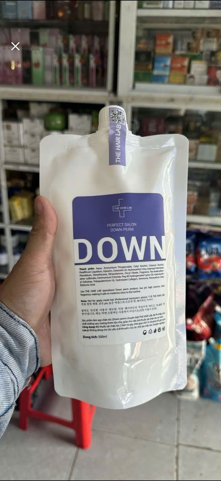 Kem Ép Side Tóc Nam, Ép Tóc Cho Nam THE HAIR LAB  500ml