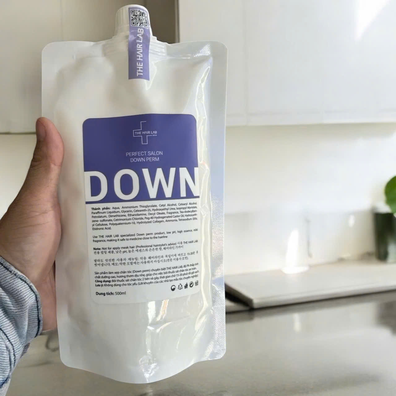 Kem Ép Side Tóc Nam, Ép Tóc Cho Nam THE HAIR LAB  500ml