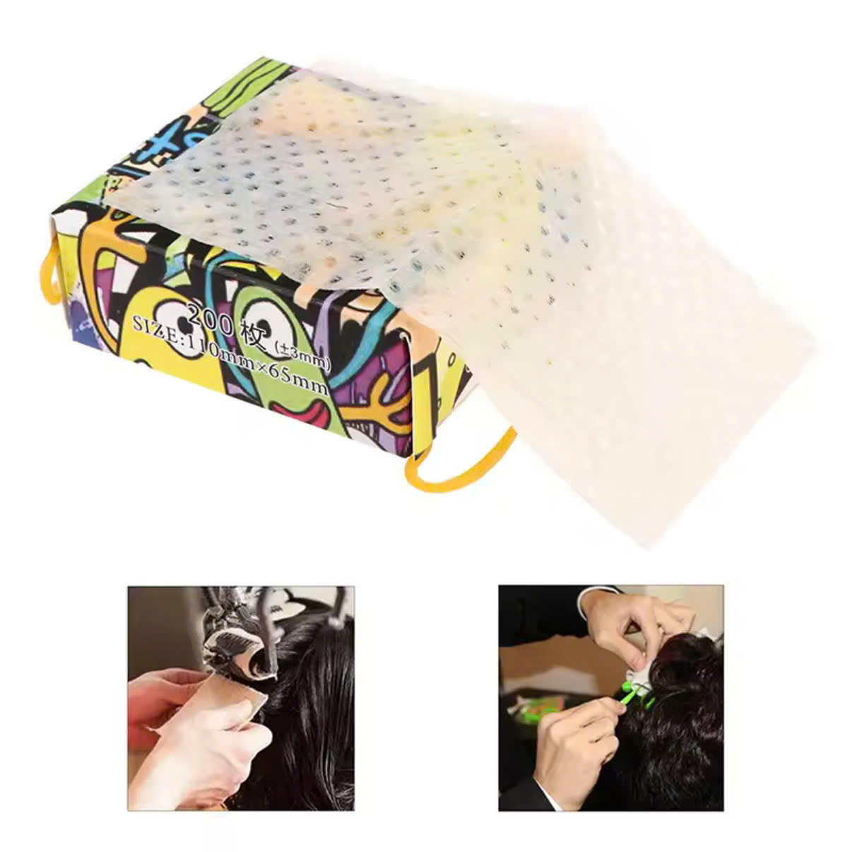 GIấy Uốn Tóc Đa Năng Cao Cấp LD Hộp 200 Tờ