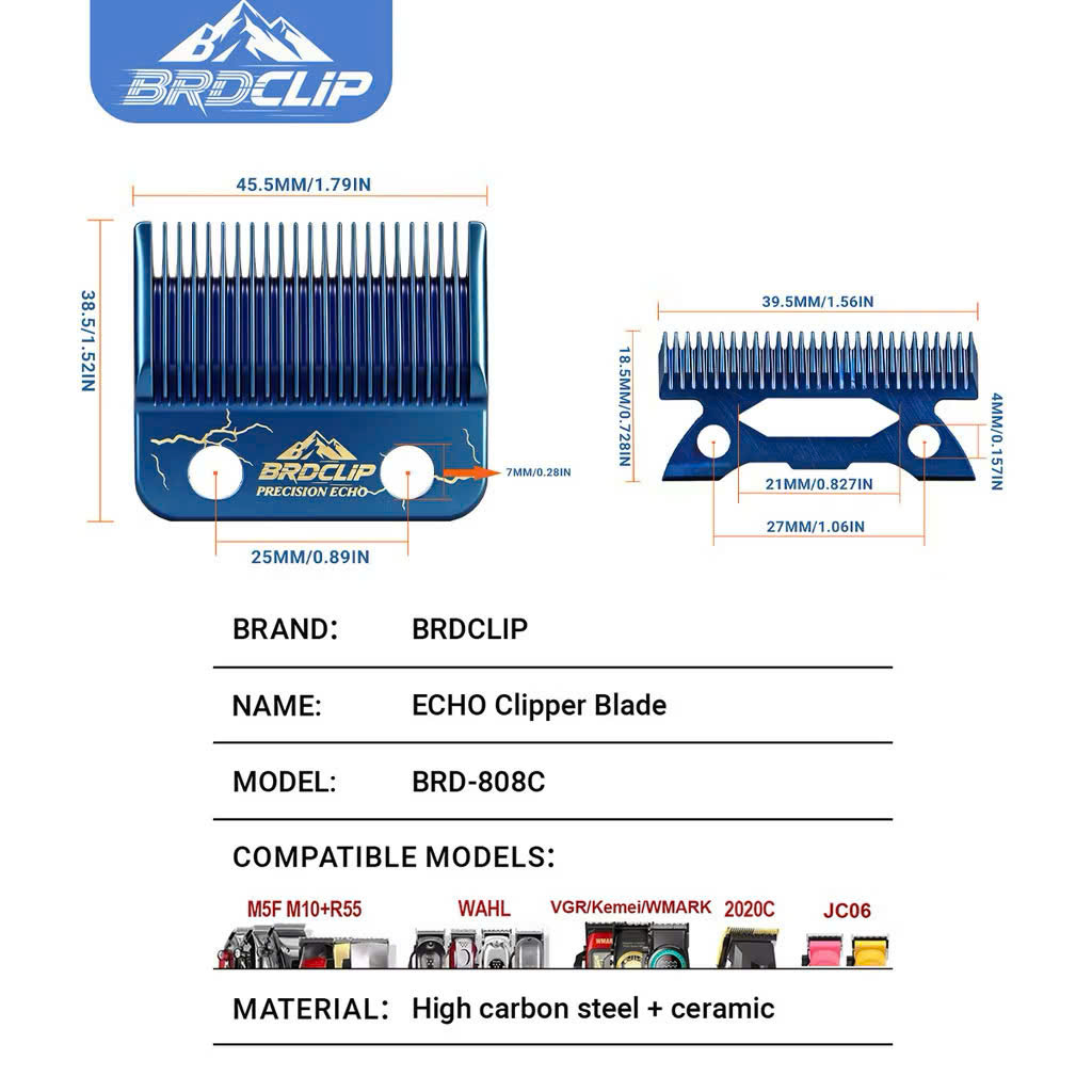 Lưỡi Tông Đơ Cắt Tóc BRD-808C