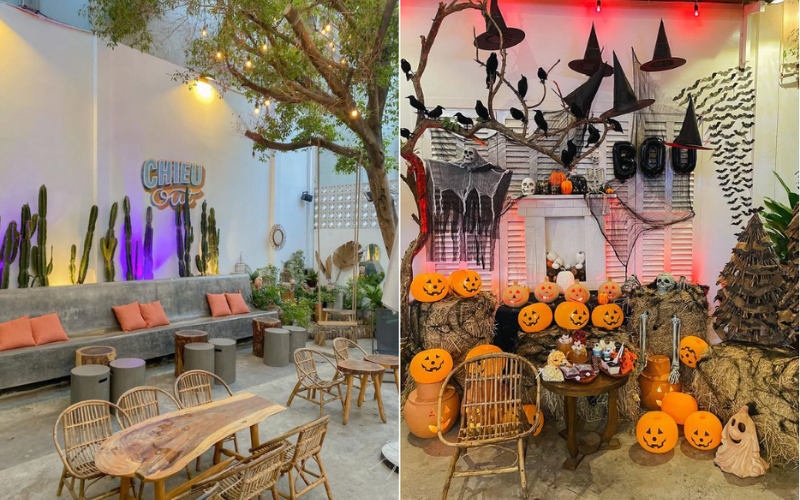 10+ Ý tưởng trang trí quán cafe phong cách Halloween ấn tượng, thu hút khách check-in