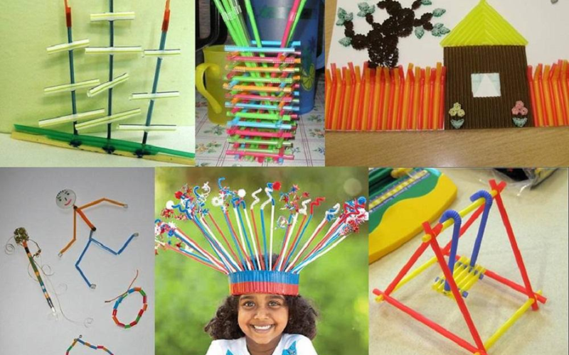 Top 5 sản phẩm tái chế từ ống hút nhựa đơn giản, dễ làm tại nhà