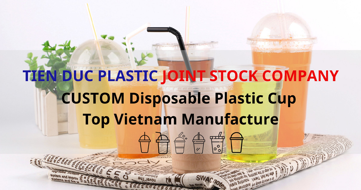 Cốc nhựa PET trong đời sống hằng ngày