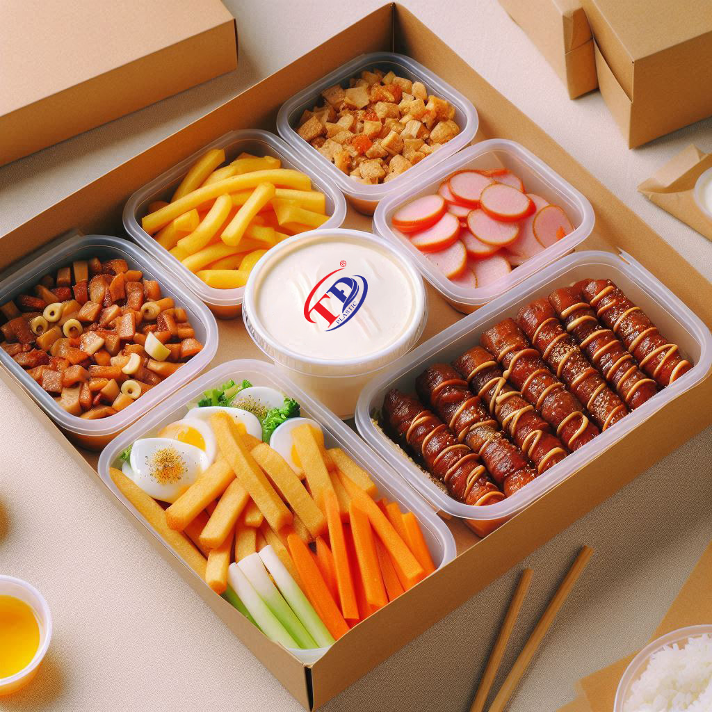 Đựng đồ ăn nhanh, gọn mà vẫn đẹp mắt? Chỉ có thể là hộp nhựa Tiến Đức!