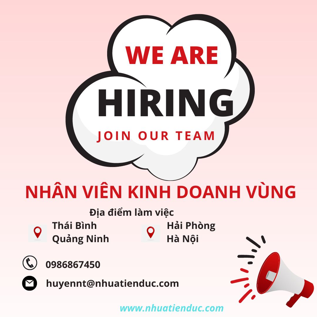 TUYỂN DỤNG NHÂN VIÊN KINH DOANH VÙNG
