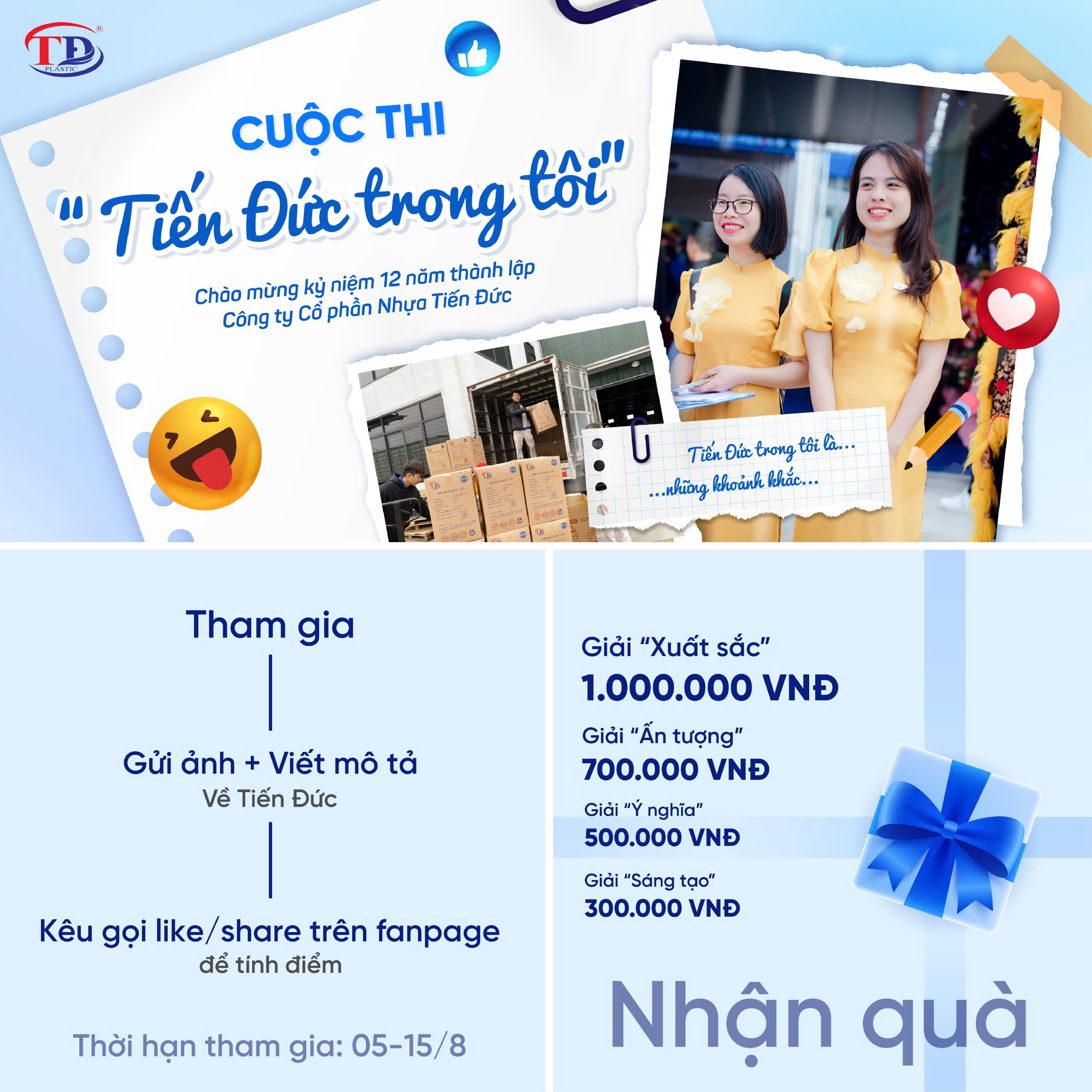 PHÁT ĐỘNG CUỘC THI ONLINE “TIẾN ĐỨC TRONG TÔI”