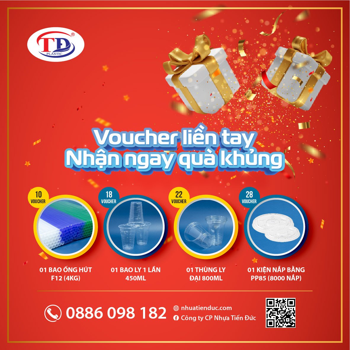 Voucher liền tay Nhận ngay quà khủng